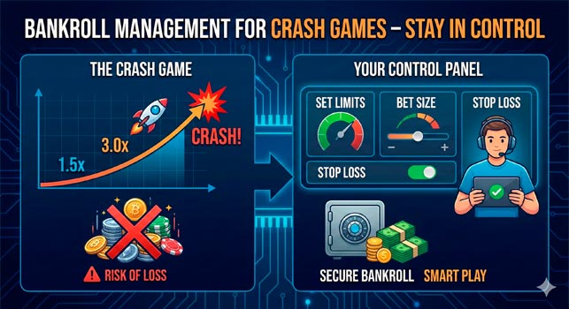 Bankroll Management for Crash Games
