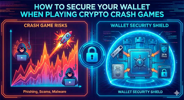 How to Secure Your Wallet When Playing Crypto Crash Games