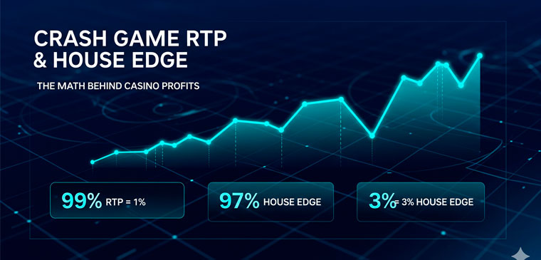crash game rtp & house edge