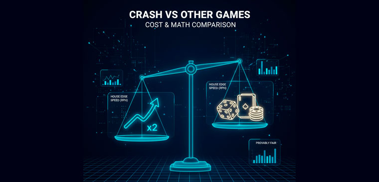 Crash vs other games casino