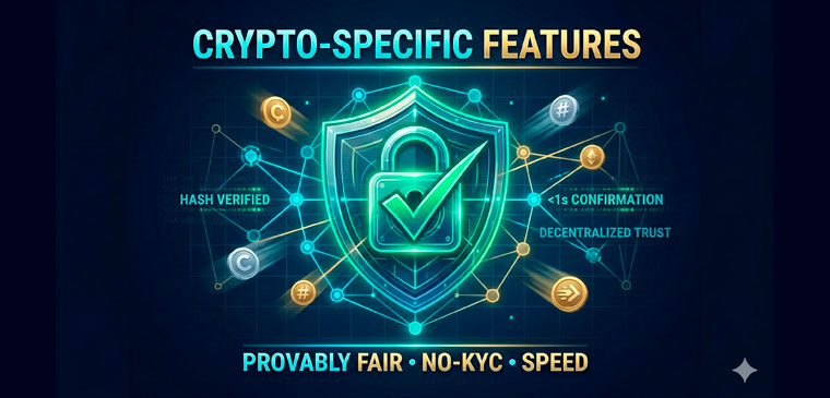 Crypto specific features
