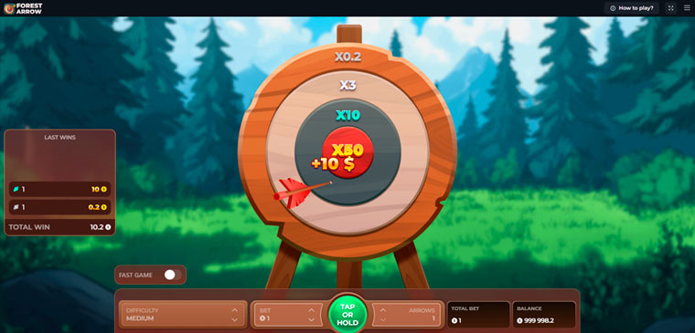 Forest arrow game