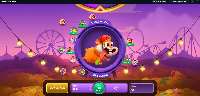 Hamster run crash game