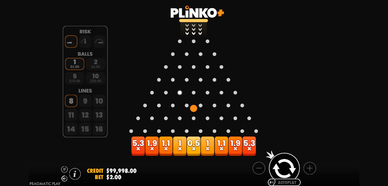 Plinko plus crash game