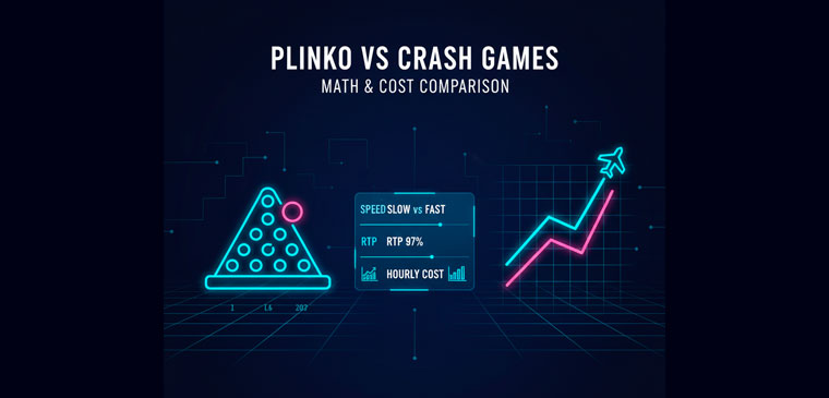 Plinko vs crash games